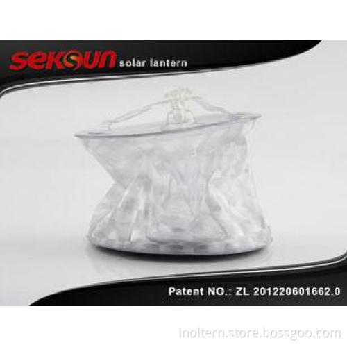 Self - Charge Diamond Inflatable Led Lantern lamps 0.6W For